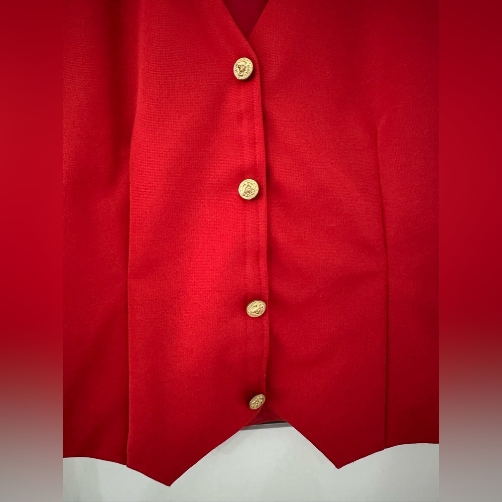 Rivar’s: Women's Vest with Decorative Buttons - Size Small - Picture 7 of 14